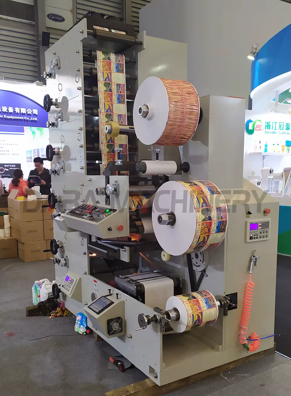 DABA Flexo Roll-to-Roll Self-Adhesive Plastic Sticker Label Printing Machine — image 3