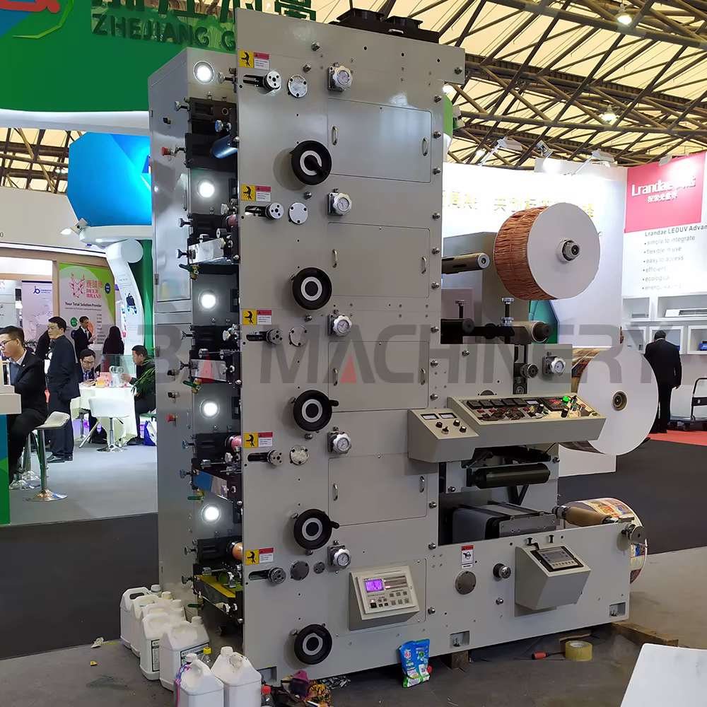 DABA Flexo Roll-to-Roll Self-Adhesive Plastic Sticker Label Printing Machine — image 5
