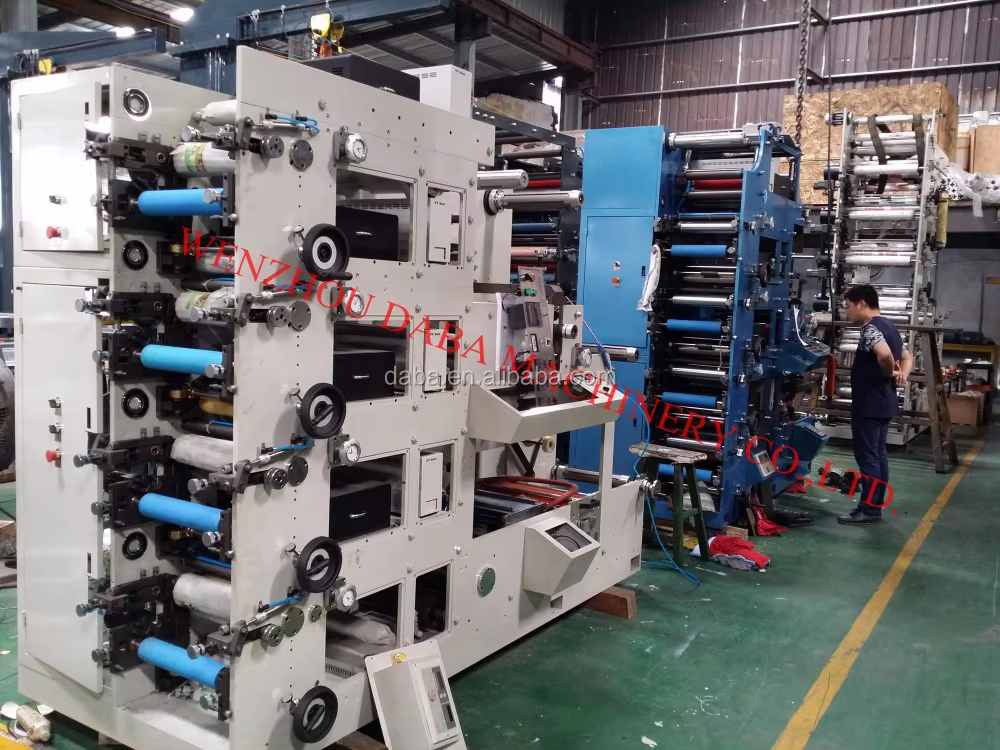 DABA Flexo Roll-to-Roll Self-Adhesive Plastic Sticker Label Printing Machine — image 6