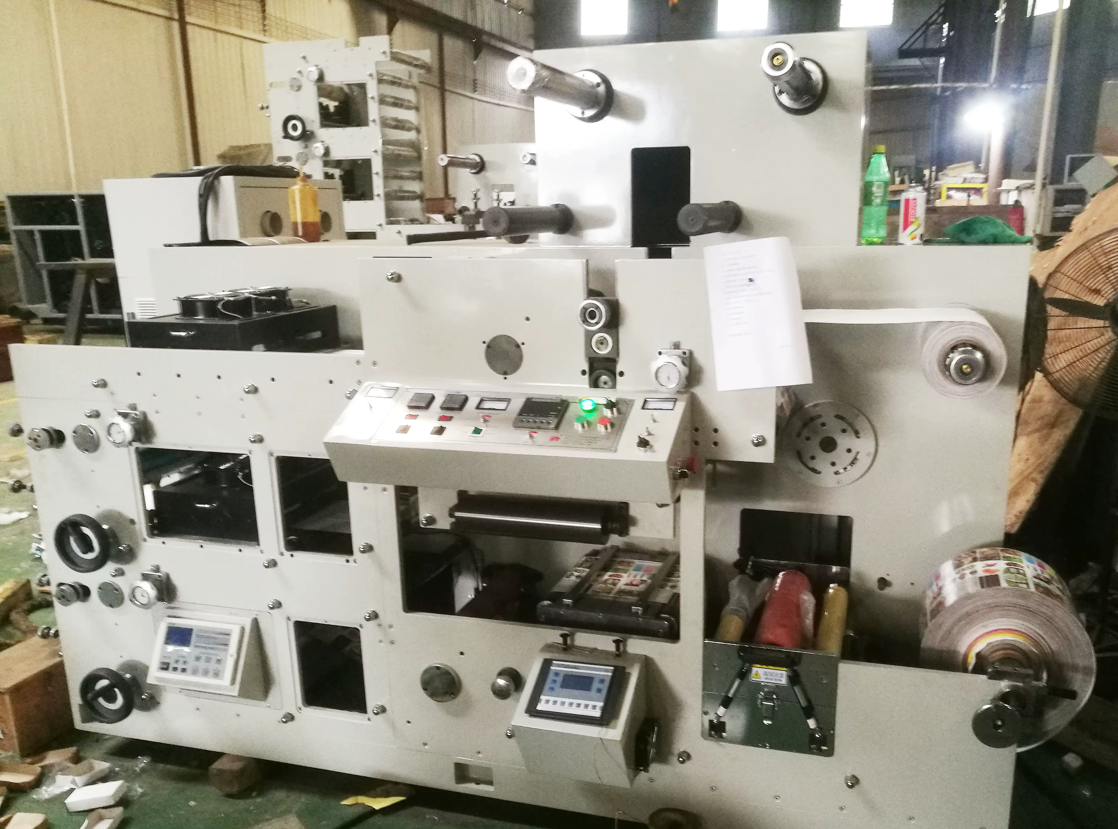 Mini One or Two Color BOPP Tape Flexo Printing Machine — image 4