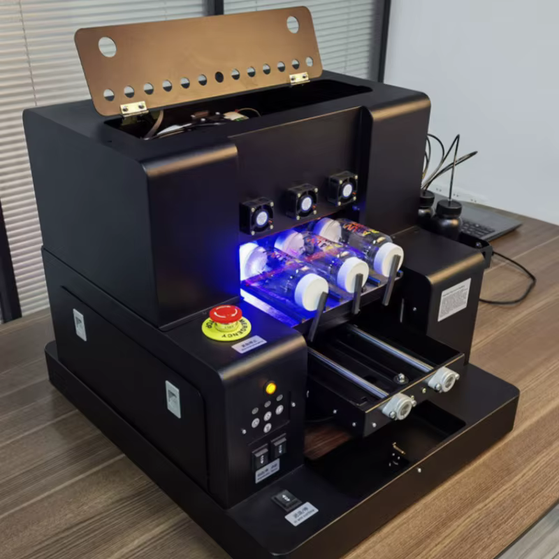 UV Inkjet Cylinder Flatbed Printer Desktop Automatic A4 — image 2