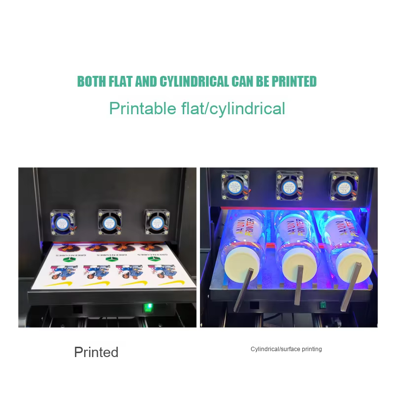 UV Inkjet Cylinder Flatbed Printer Desktop Automatic A4 — image 4