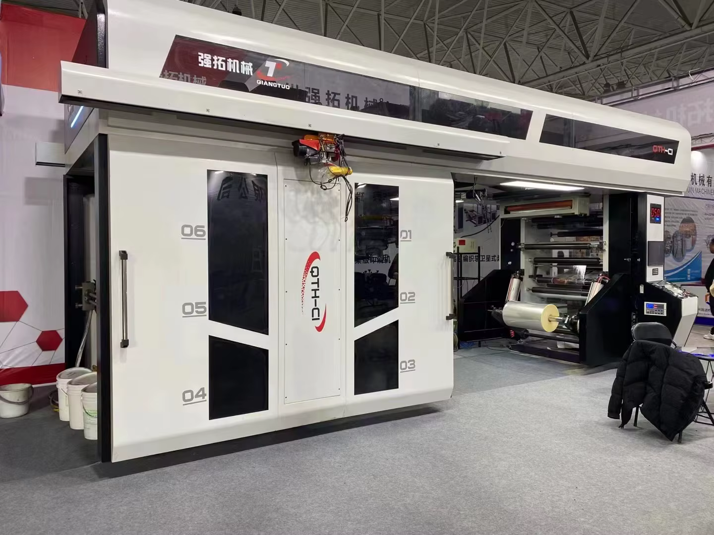 6 Colors Central Drum CI Flexo Printing Machine for Plastic Bags — image 3