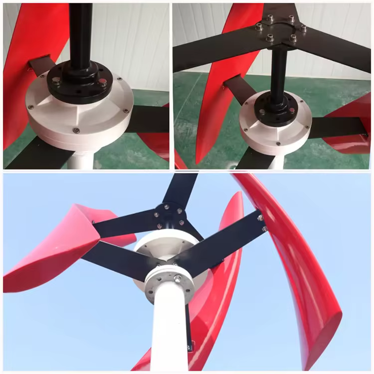 5KW-10KW Wind Turbine Power Generator & 5KW Solar Panels Hybrid Power System — image 2