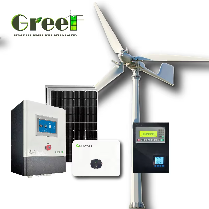 Hybrid 120V/220V/230V Wind Solar Energy System 5kW/10kW/15kW — image 2
