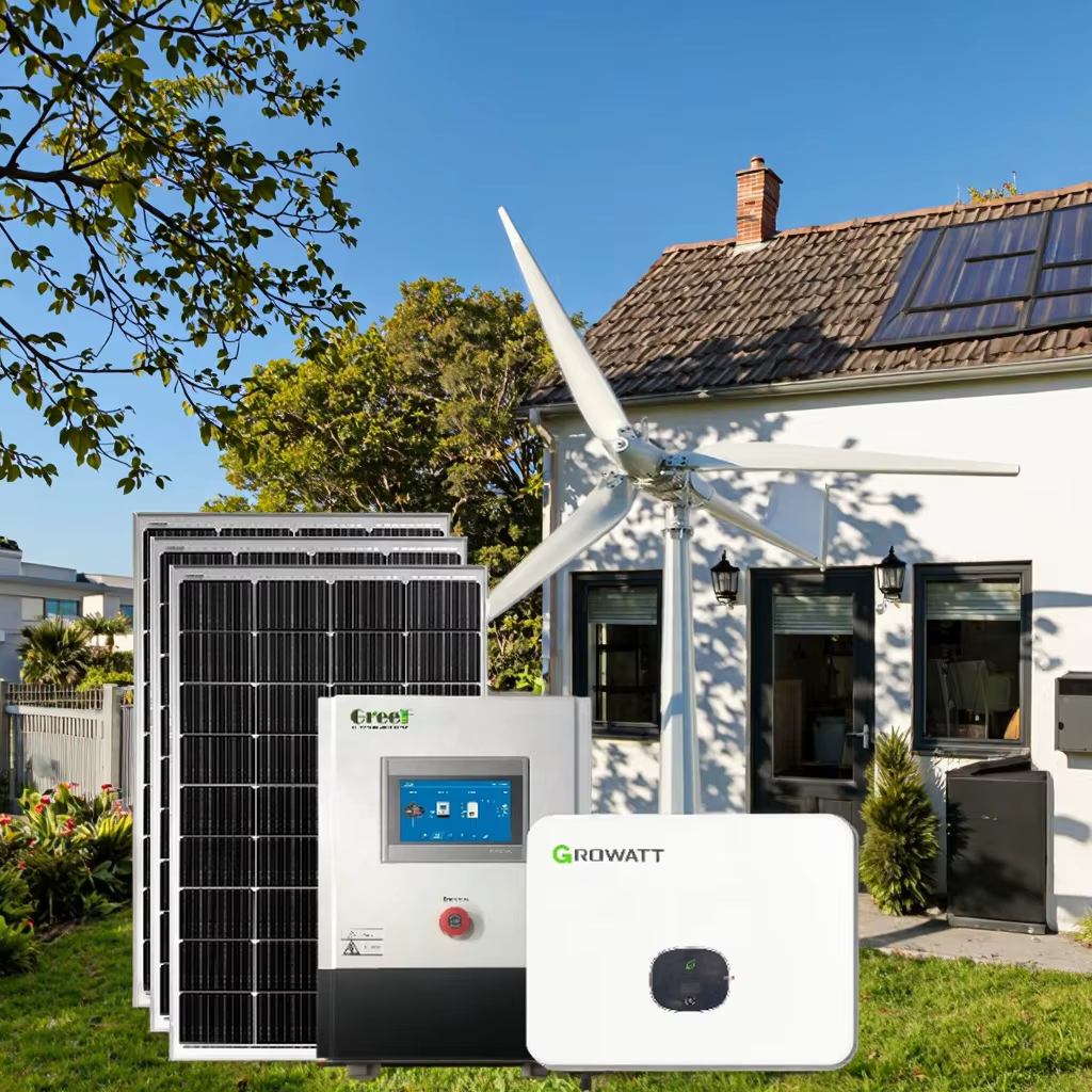 Hybrid 120V/220V/230V Wind Solar Energy System 5kW/10kW/15kW — image 3