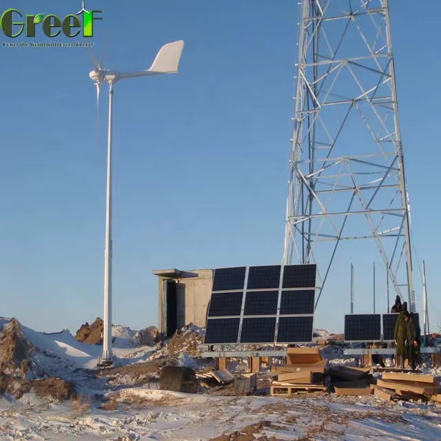 5KW Wind Turbine Generator and 5KW Solar Panels Hybrid Power System — image 3