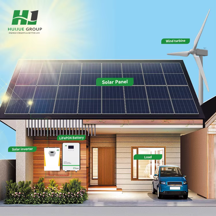 5kw-20kw Vertical Wind Turbine Solar Panels Hybrid System — image 6