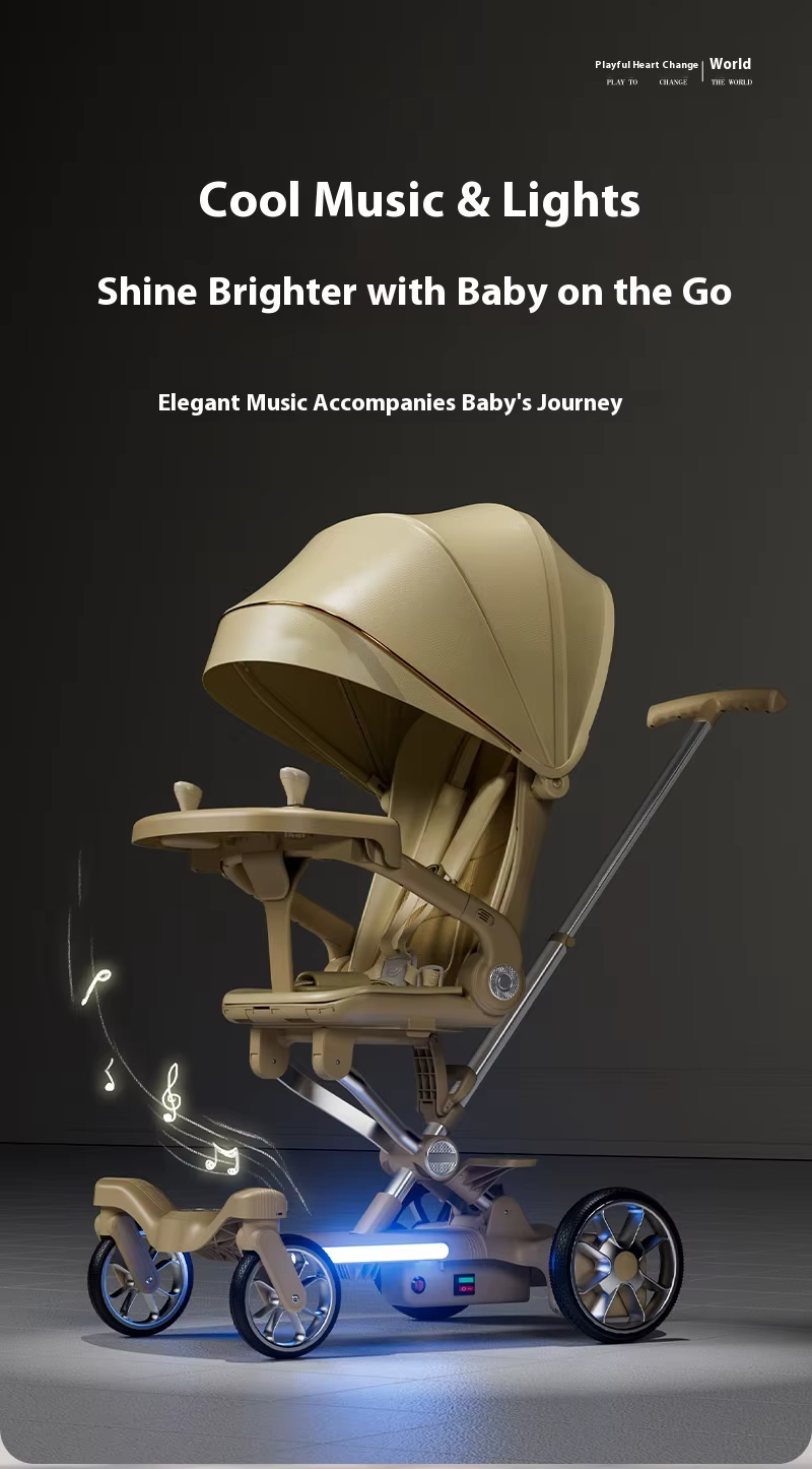 Customizable Lightweight Four-Wheel Stroller — image 5