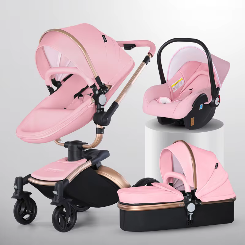 Customizable High-Landscape Baby Stroller — image 3