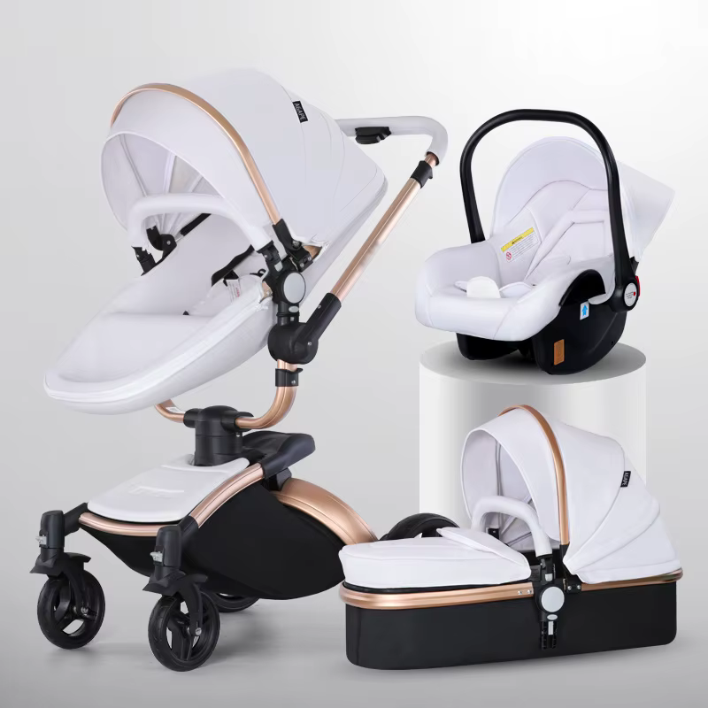 Customizable High-Landscape Baby Stroller — image 4