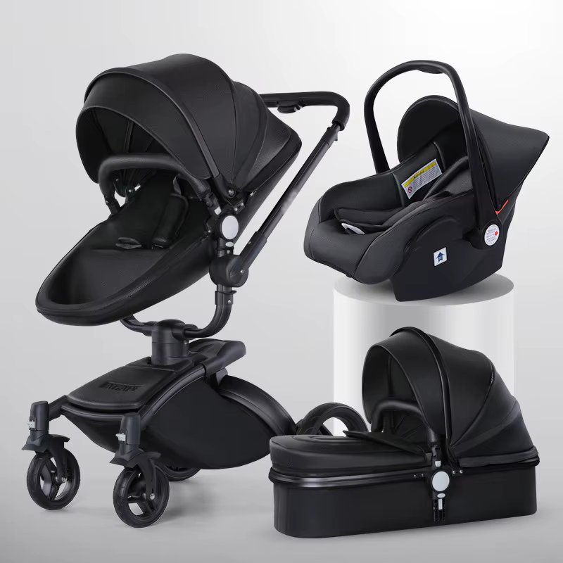Customizable High-Landscape Baby Stroller — image 6