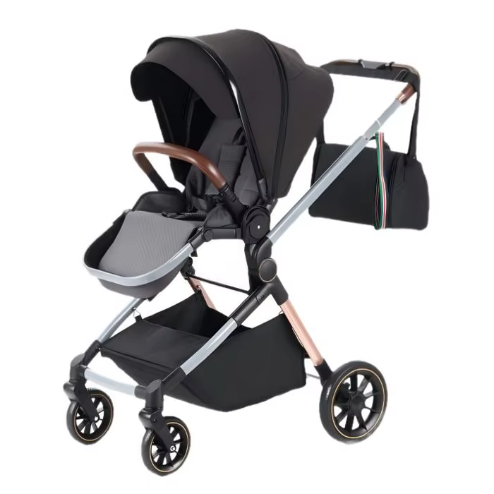 Customizable High-Landscape Large-Wheel Baby Stroller — image 3