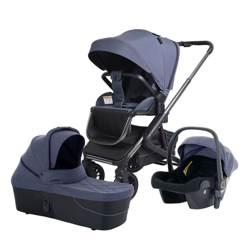 Baby Stroller 3-in-1 with Car Seat and Cradle — image 4