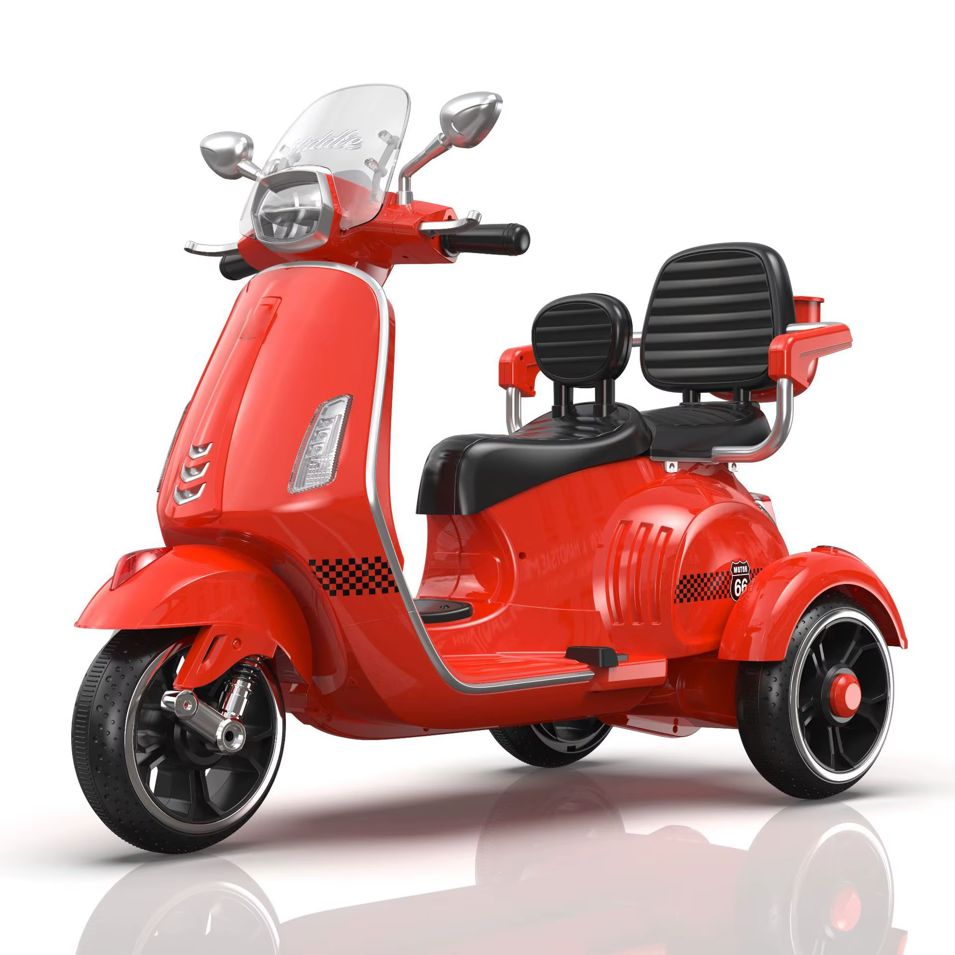 Customizable Double-Seater Electric Tricycle for Kids — image 4