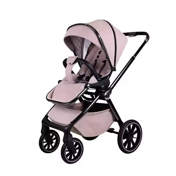 Lightweight Four-Wheel High-View Baby Stroller — image 5