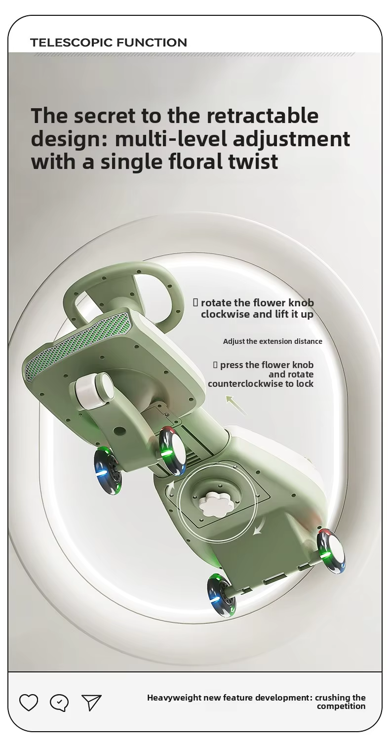 Telescopic Kids' Wiggle Car — image 4