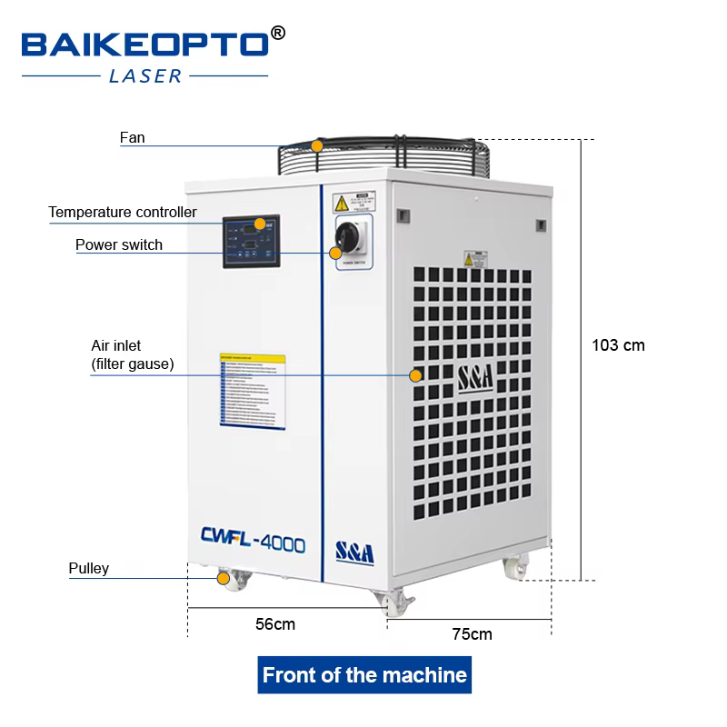 Reliable S&A CWFL-4000 4000W Water Chiller — image 2