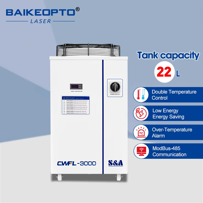 High Accuracy S&A CWFL-3000 Water Chiller — image 4