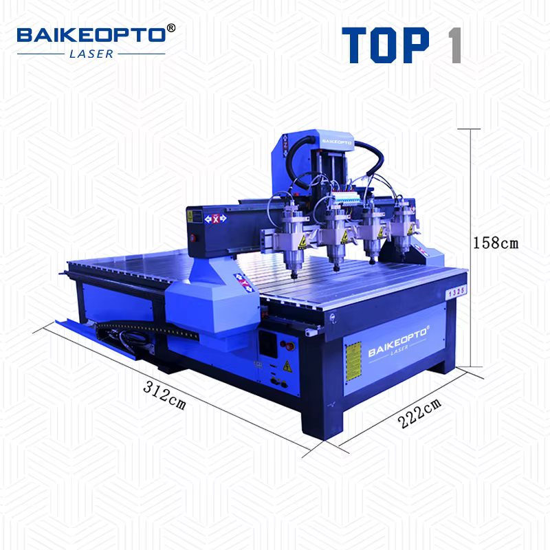4500W 5 Axis Automatic 3D Wood Carver CNC Router — image 3