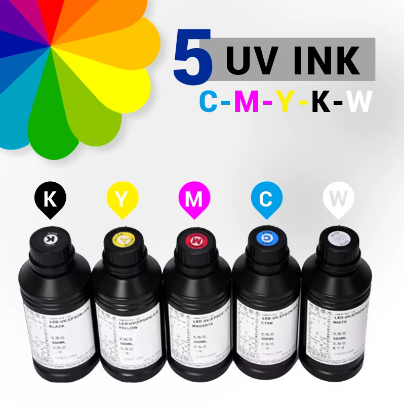 DX10 Three Print Head CMYKW UV Inkjet Printer — image 2