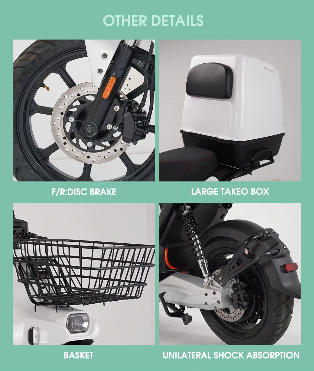 Industrial Cafeteria Motorcycle F&R Brakes — image 4