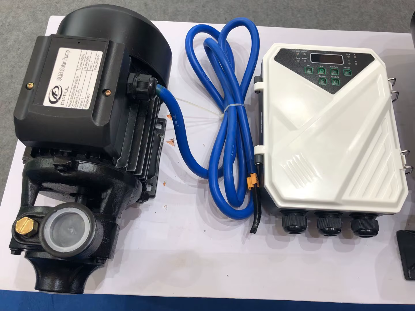 Dc Solar Pump 50m Pumping Head Surface Water Pump — image 3