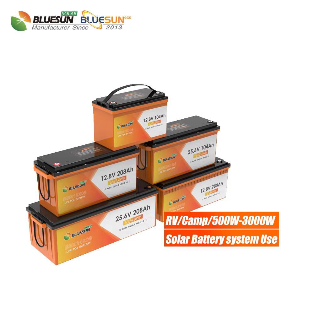 Bluesun Lifepo4 Lithium Battery 12V 24A 100AH 200AH — image 5