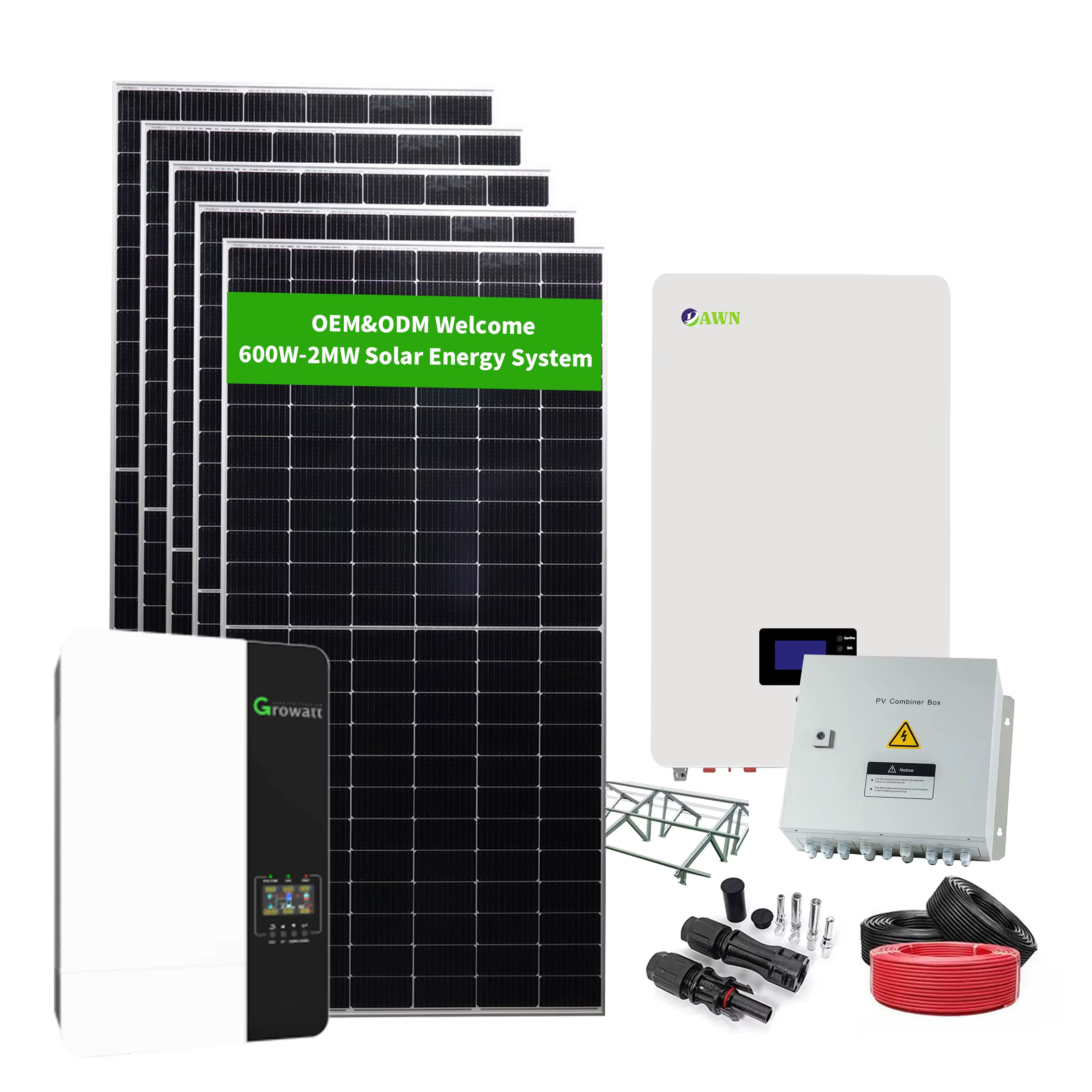 Professional Service Complete Set 6KW-15KW Off Grid Solar Panel Power System — image 2