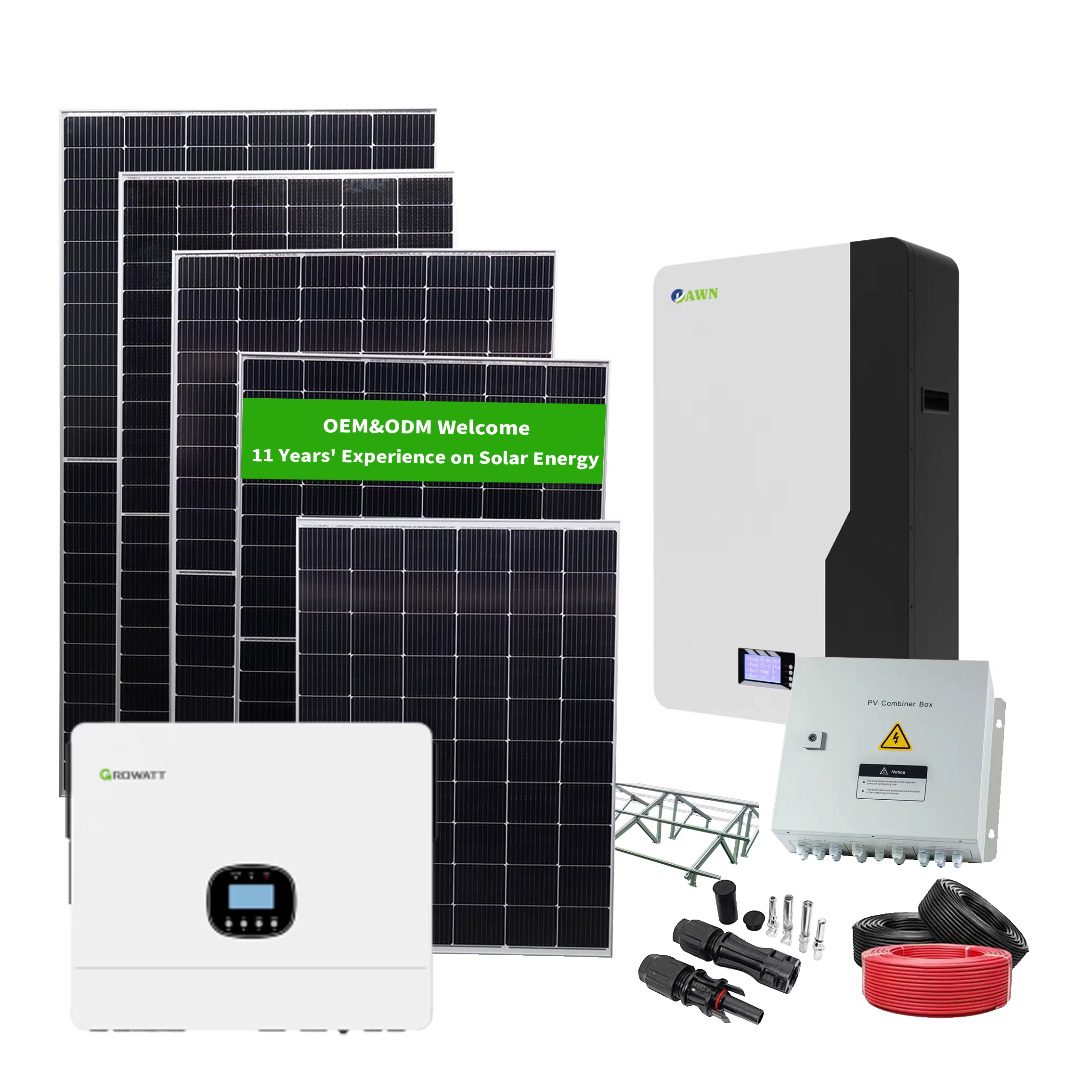 Professional Service Complete Set 6KW-15KW Off Grid Solar Panel Power System — image 3