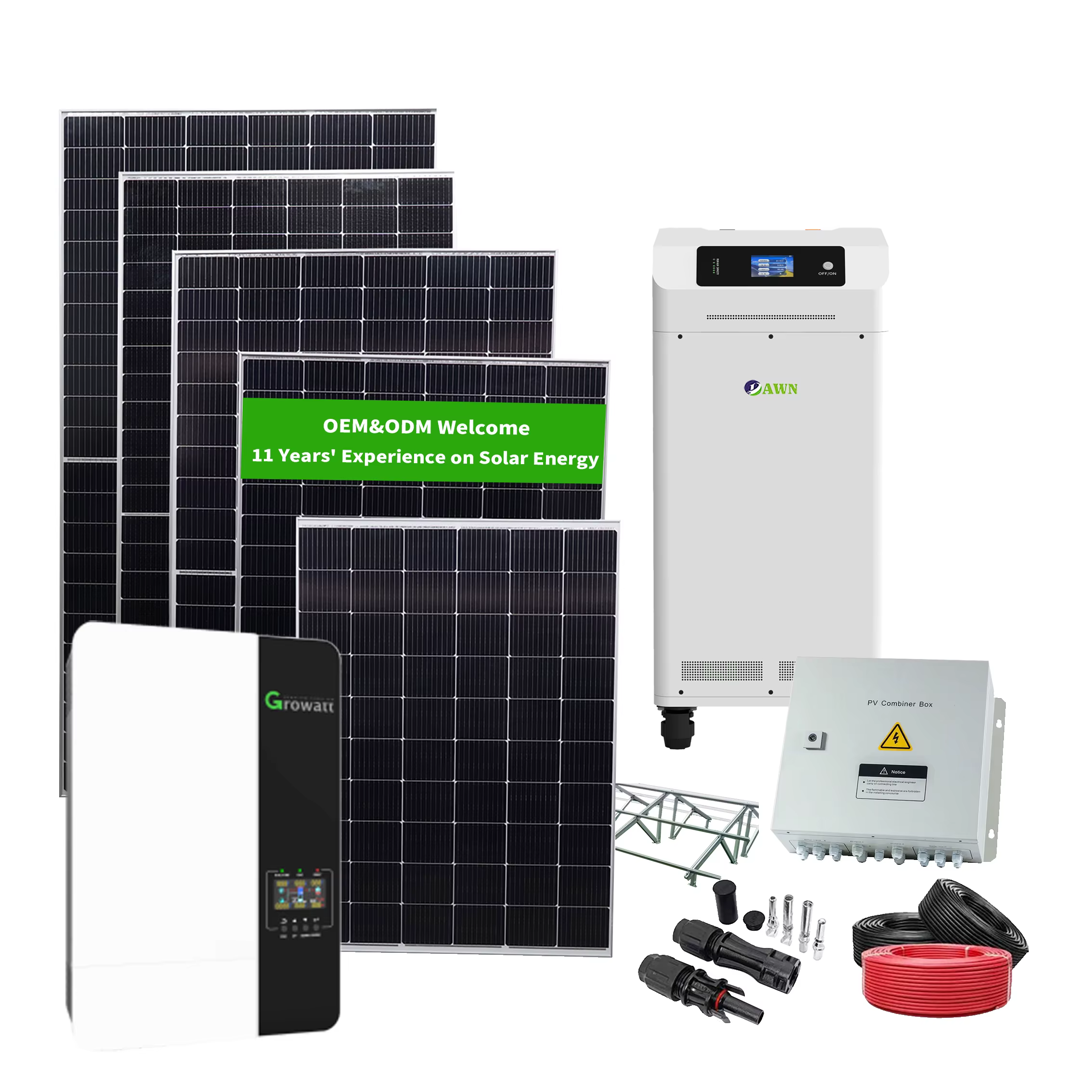 Professional Service Complete Set 6KW-15KW Off Grid Solar Panel Power System — image 4