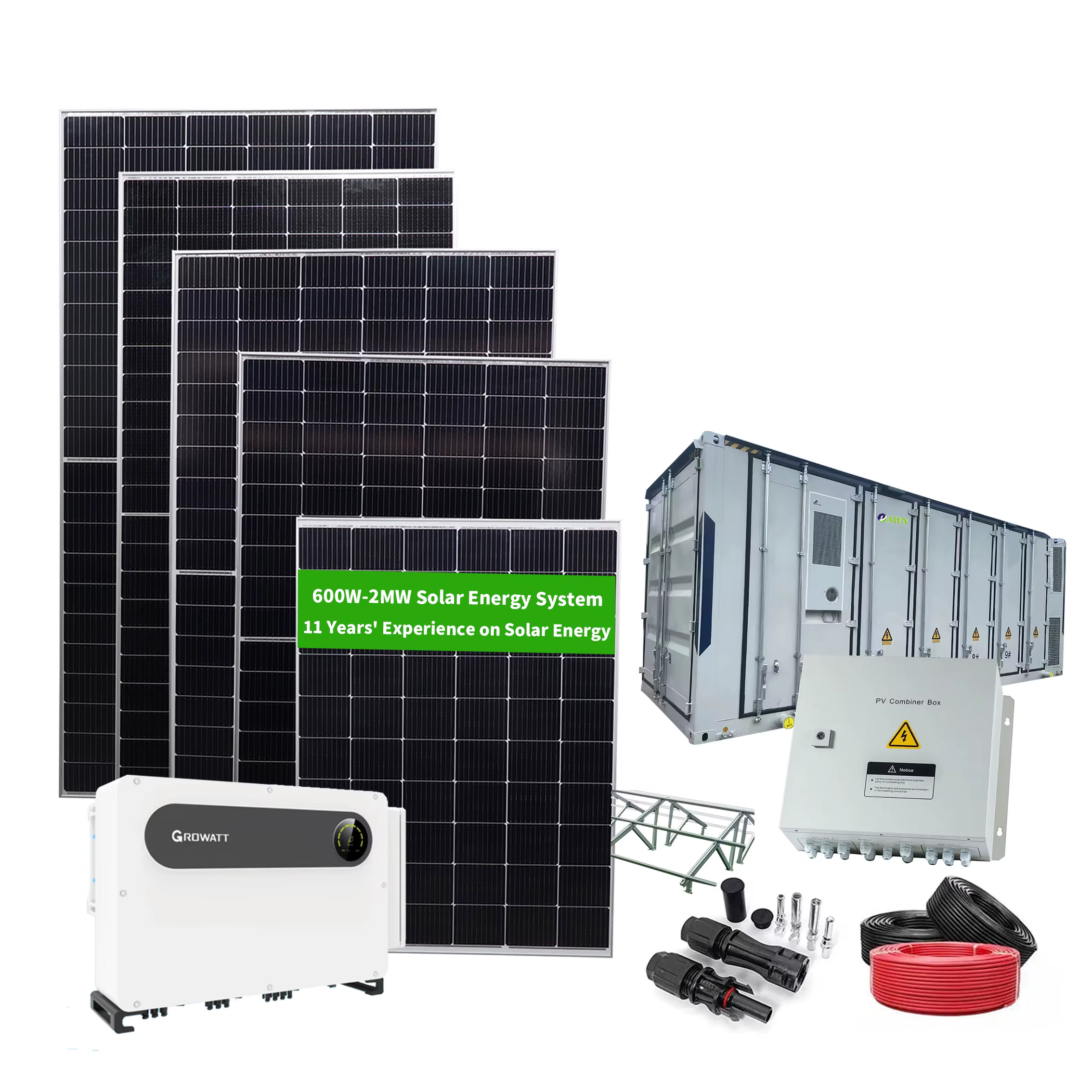 1MW Hybrid Solar Power Plant with Battery — image 2