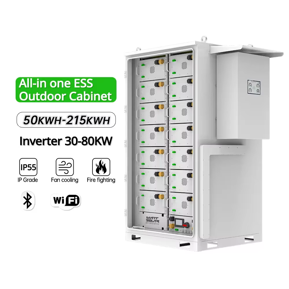 All-in-One ESS Cabinet 50KW Hybrid Solar Inverter & 100KWH Lithium Battery — image 4