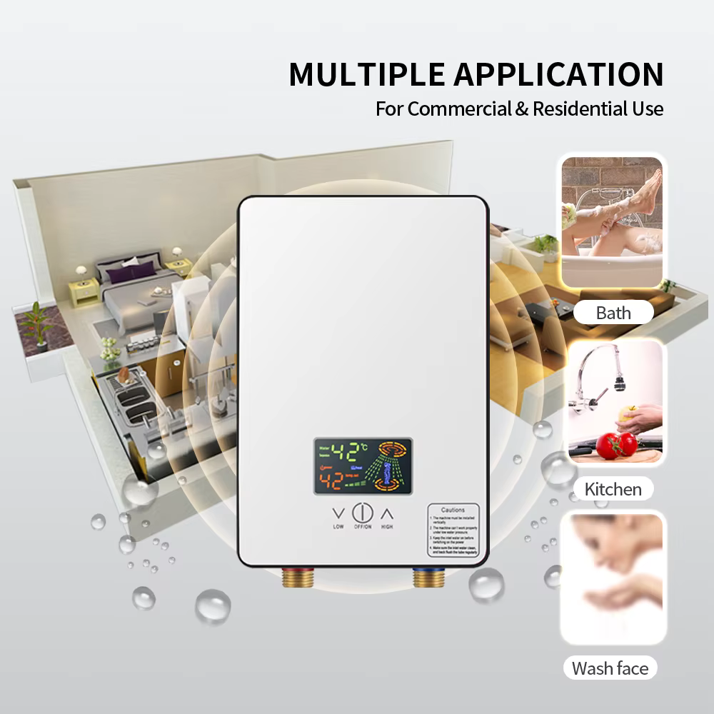 Electric Tankless Water Heater 5500W 220V — image 6