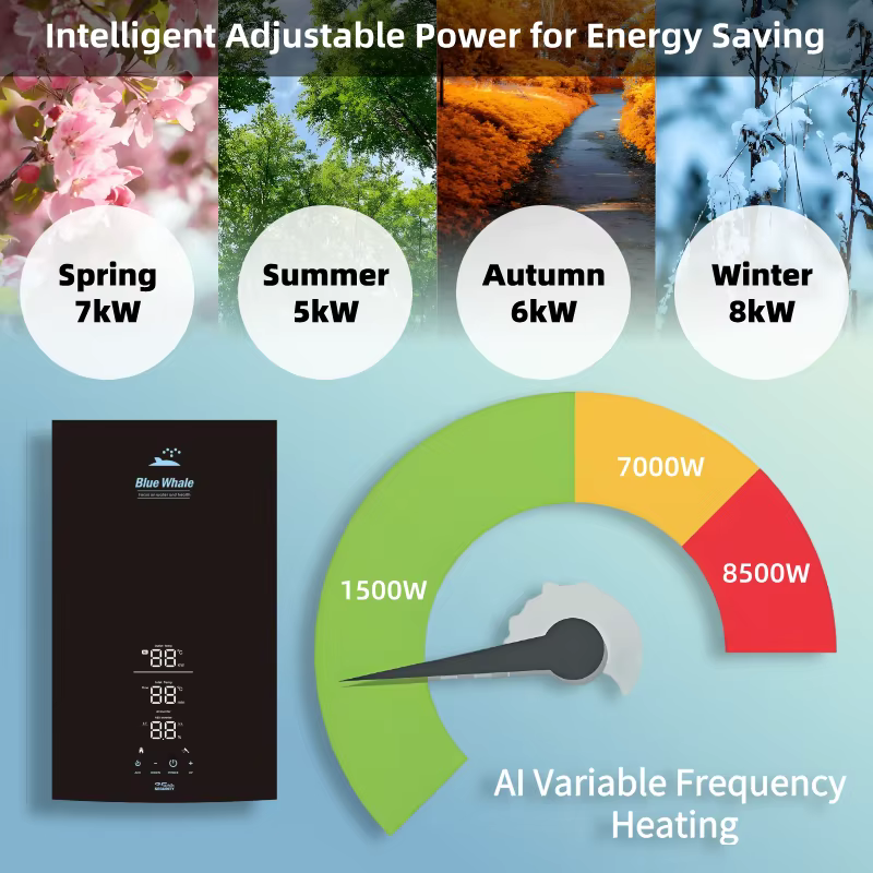 Smart Home 8500W Instant Electric Water Heater — image 4