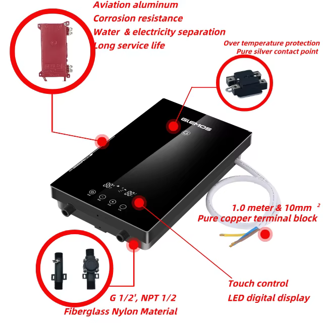 10KW Fast Heating Energy-Saving Electric Water Heater — image 4