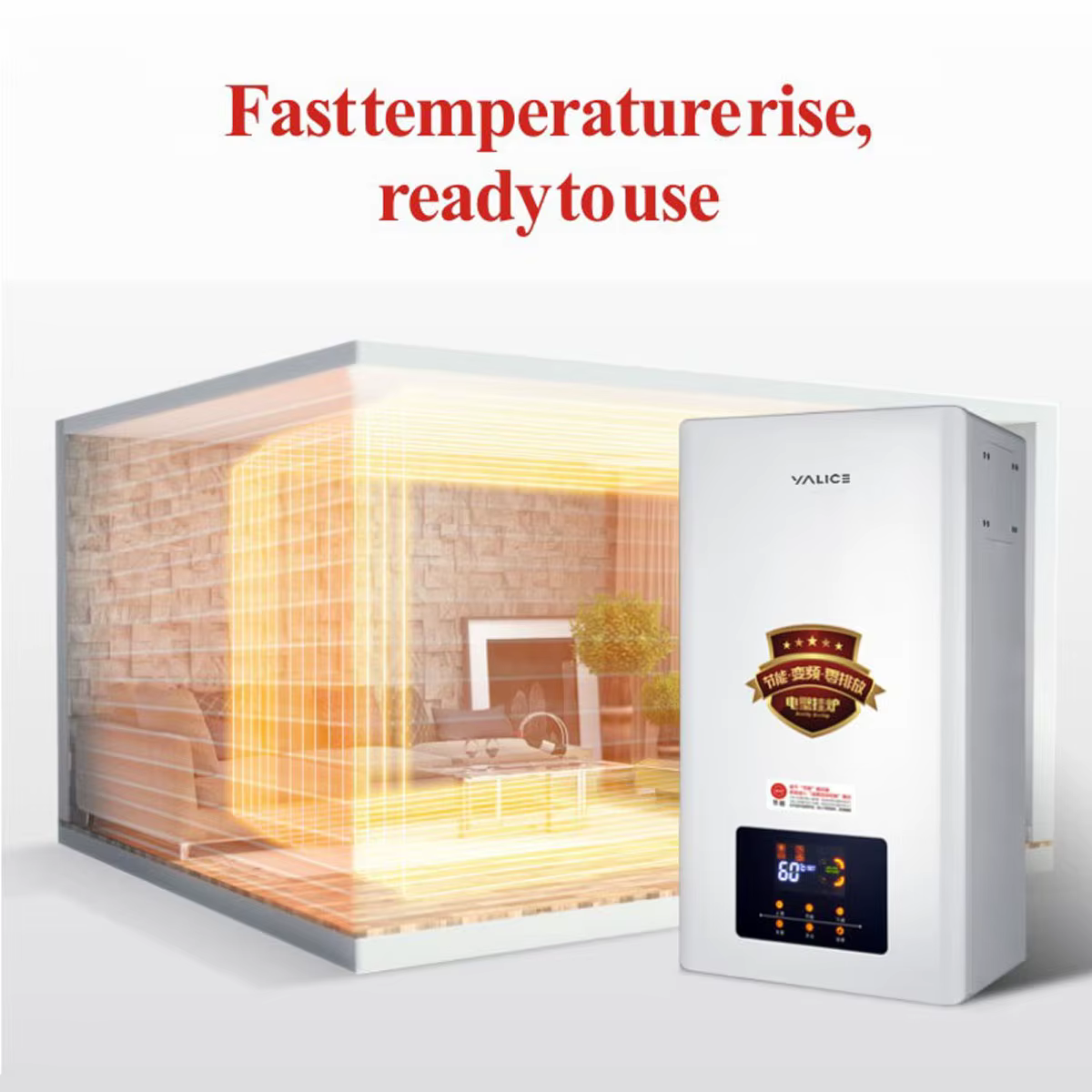 High Thermal Efficiency Electromagnetic Wall Hanging Furnace — image 4