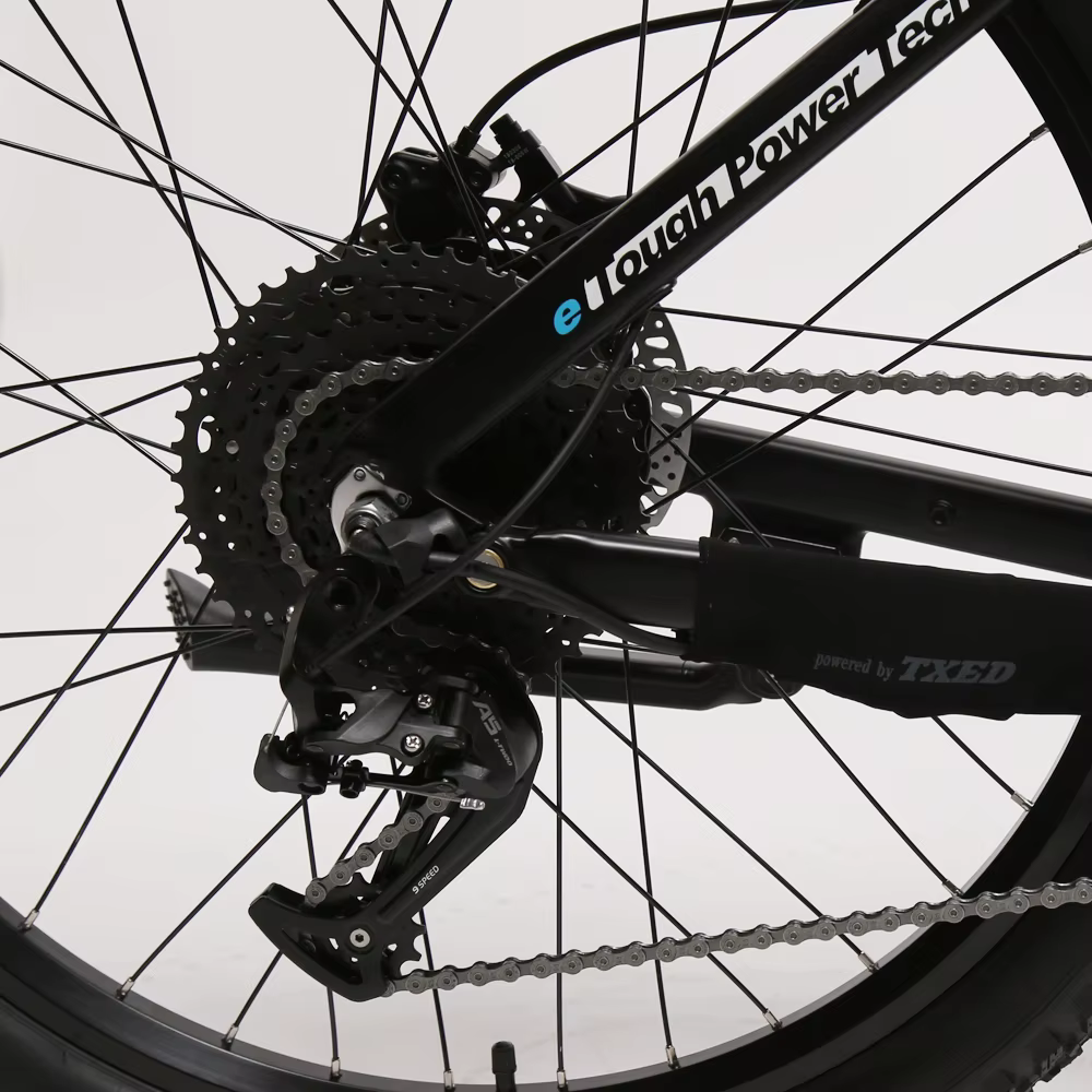 TXED Customized 9 SPEED Aluminum Alloy Electric Mountain Bike — image 3
