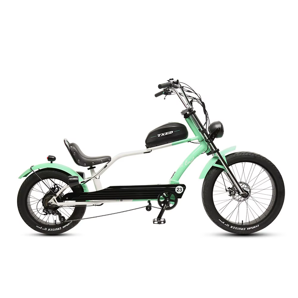 TXED 26 Inch Electric Fat Tire Motorcycle — image 3
