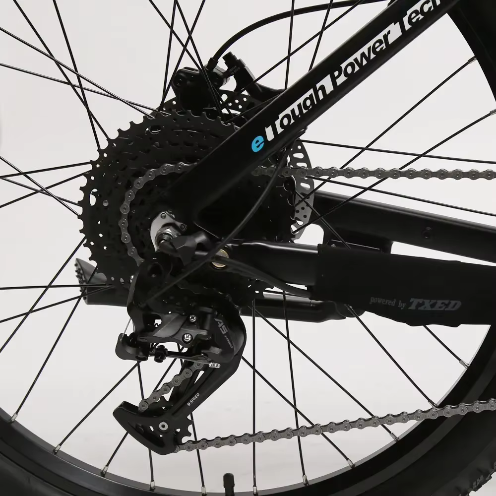 TXED Fat Tire 9 Speed Electric Mountain Bike — image 5