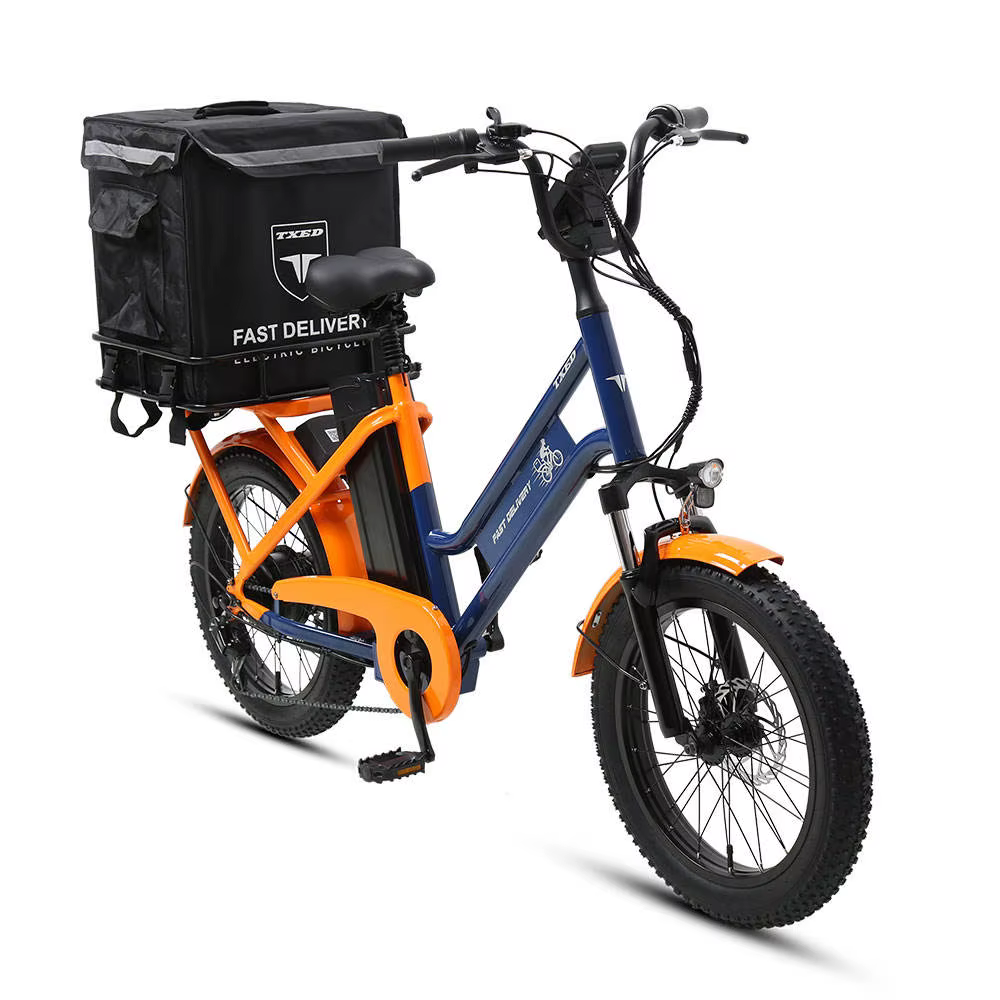 TXED Food Delivery Bicycle 20 Inch Electric Cargo Bike — image 2