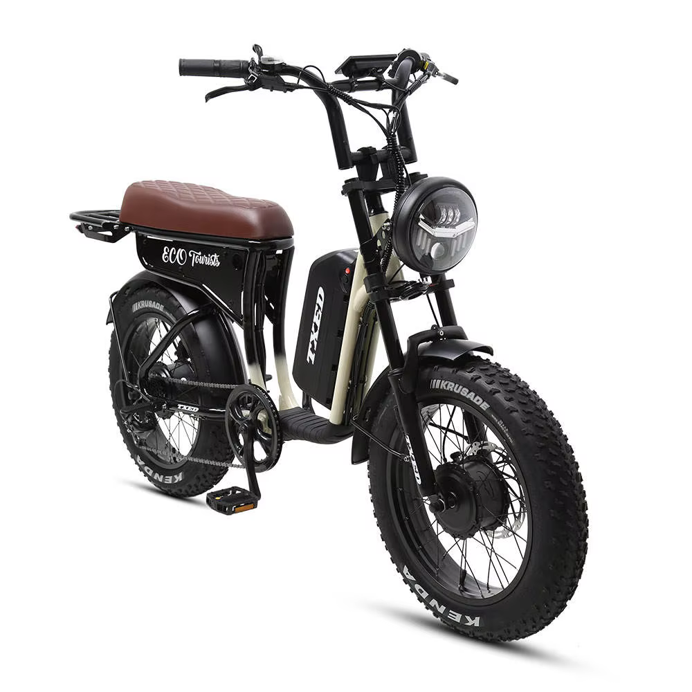 TXED 500W Front and Rear Hub Dual Motor Electric Motorcycle — image 2
