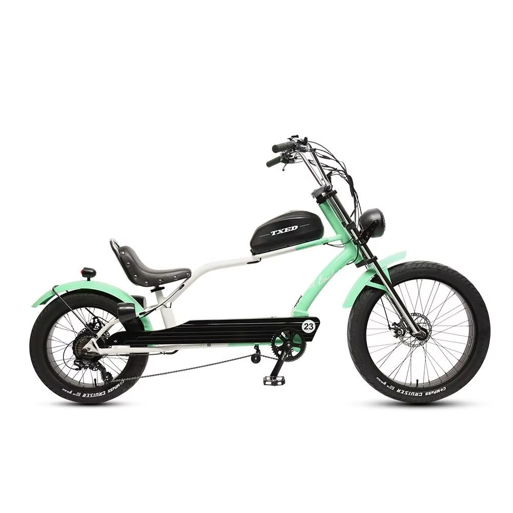 TXED 26 Inch 7-Speed Electric Fat Tire Motorcycle — image 3