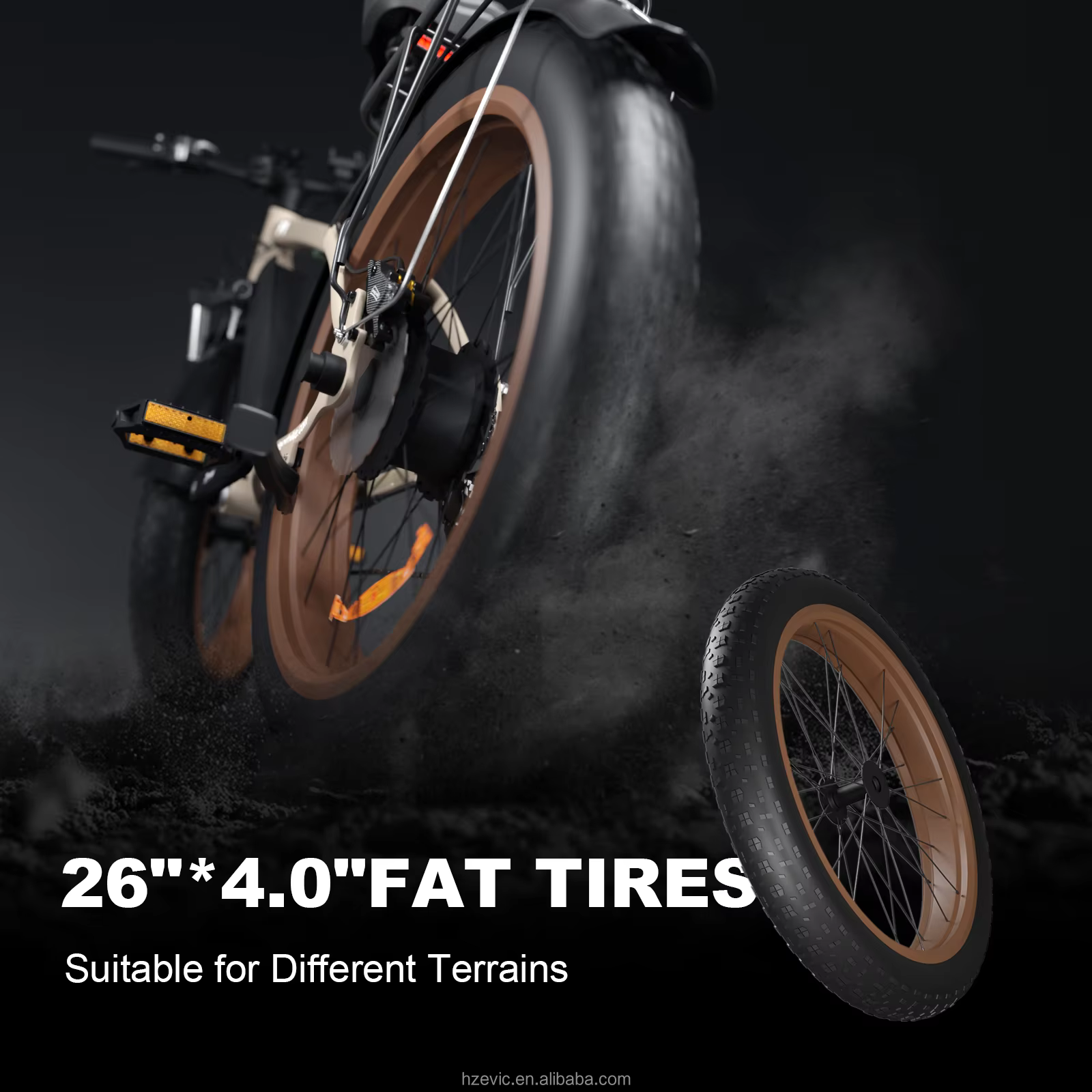 26 Inch 48V 500W Fat E Bike — image 3