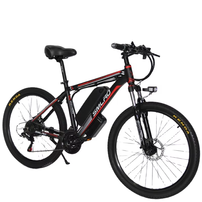 48V Lithium Battery Green Electric Mountain Bike — image 2