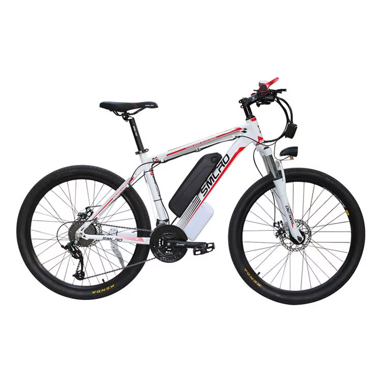 48V Lithium Battery Green Electric Mountain Bike — image 4
