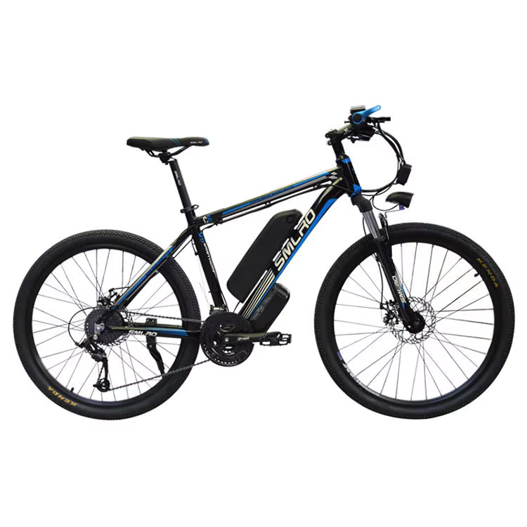 48V Lithium Battery Green Electric Mountain Bike — image 5