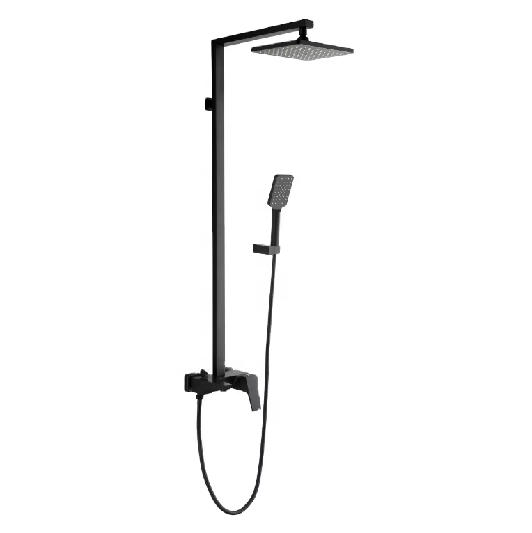 Chrome Bathroom Rain Bath Shower Mixer — image 2