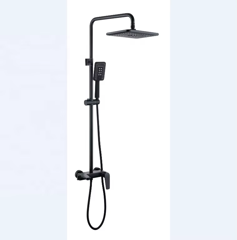 Chrome Bathroom Rain Bath Shower Mixer — image 3