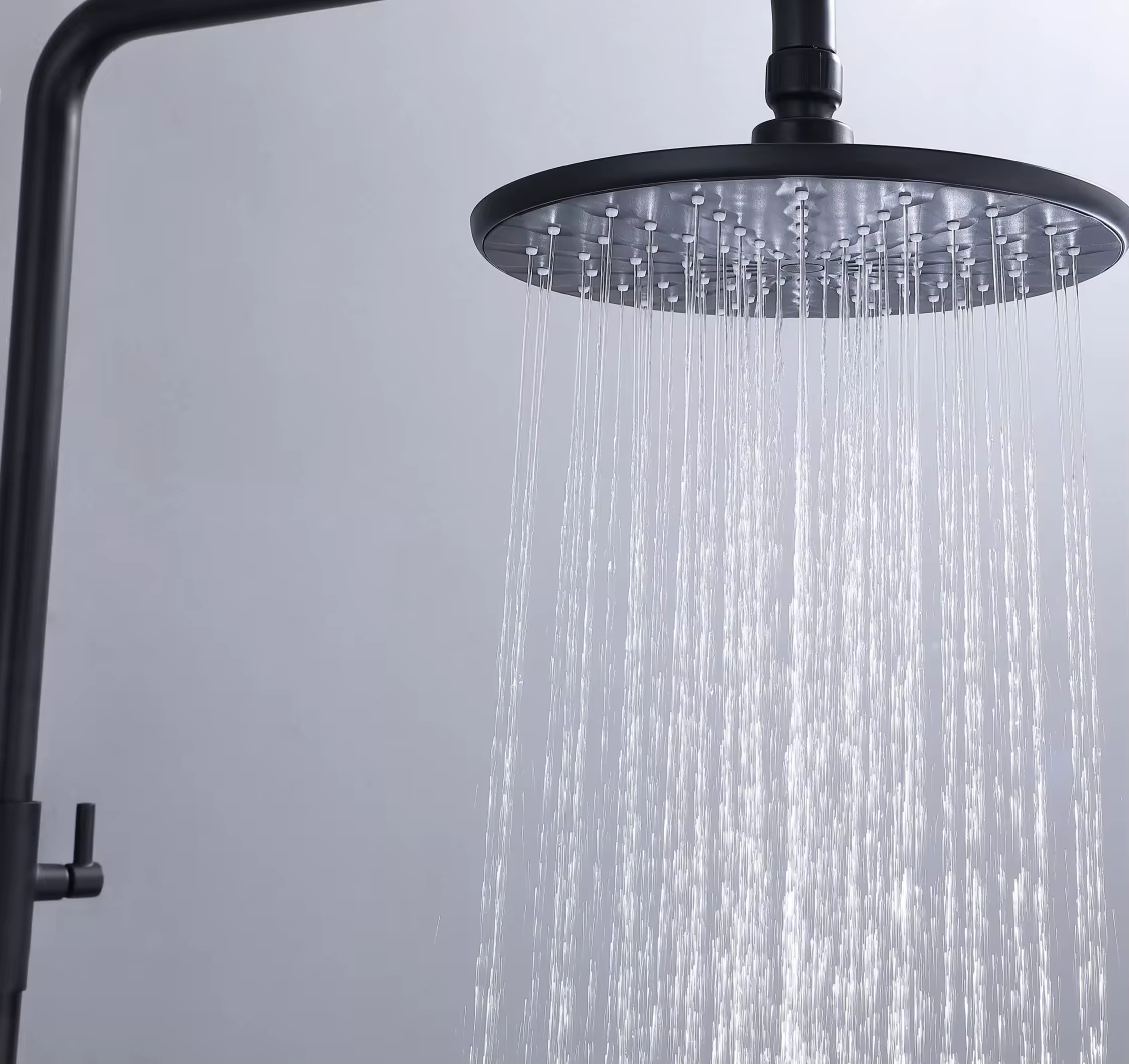 Matte Black Solid Brass 4 Functions Shower Faucet — image 3